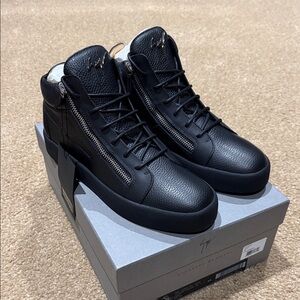 Giuseppe Zanotti Black High-Top Men's Sneakers